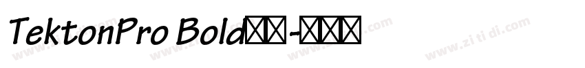 TektonPro Bold字体字体转换